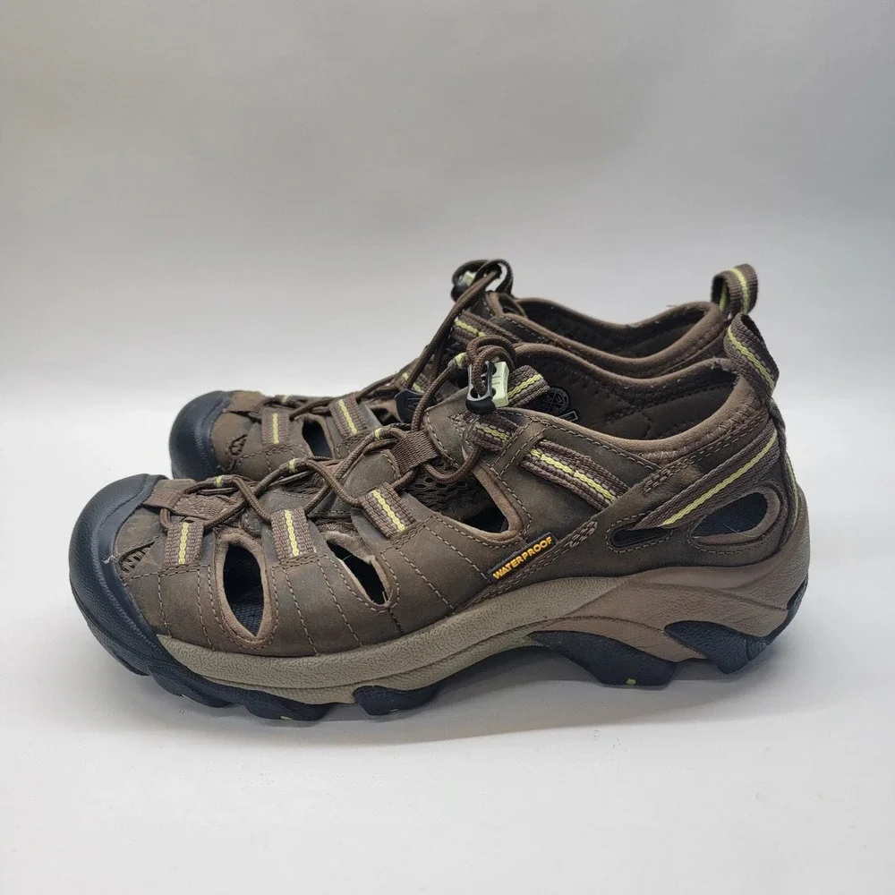 KEEN Arroyo II‎ Waterproof Hiking Shoe Sandals 1004147 Brown Leather Men's Sz 8 - Picture 2 of 10